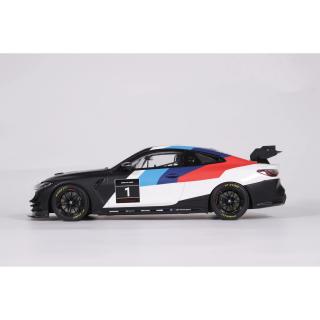 BMW M4 GT4 GT4 WHITE PRESENTATION 2022 OttO mobile 1:18 Resinemodell (Türen, Motorhaube... nicht zu öffnen!)